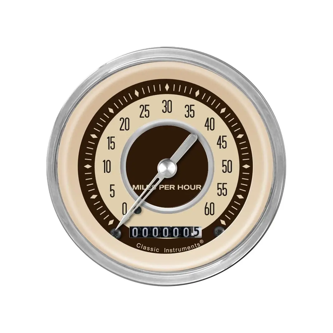 Classic Instruments Lsnt Nostalgia Vt Series Analog Speedometer 1