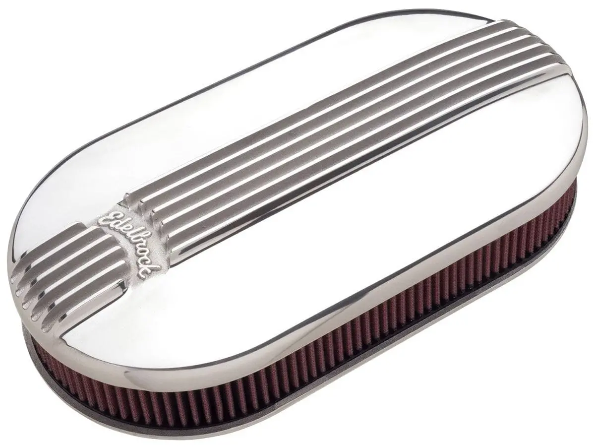 Edelbrock Classic Series Polished Air Cleaner Assembly – Model Ed4119, 14" Diameter 1