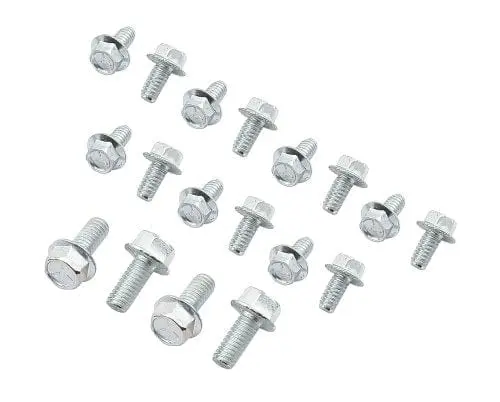 Mr. Gasket Small-Block Chevy Oil Pan Bolt Kit – Zinc-Plated Hardware (Mg6085) 1