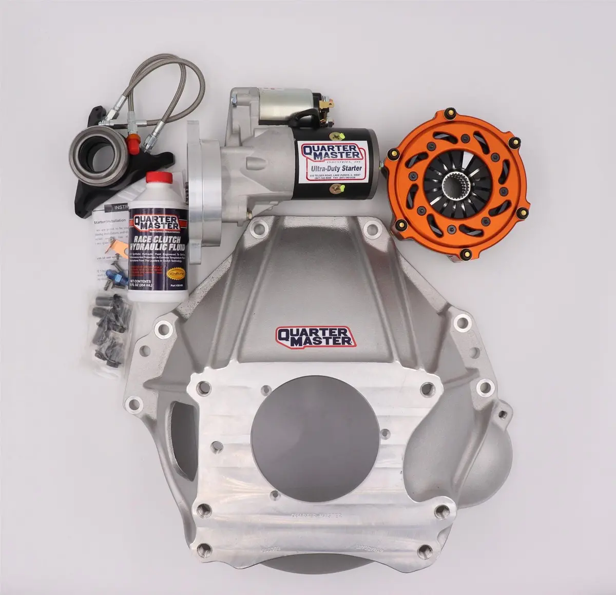 Quarter Master Cast-Aluminum Bellhousing – Compatible With Small-Block Chevy – 30237591 1