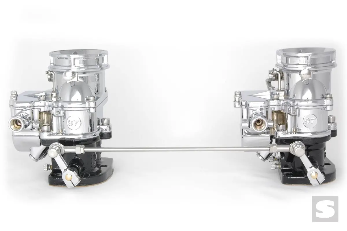 Stromberg Twostep 2X2 Chrome Throttle Linkage Kit – Premium Finish 9244P-Chr 1