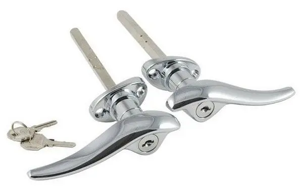 Vintique Stainless Steel Exterior Locking Door Handles – Vib-702350-1-L 1