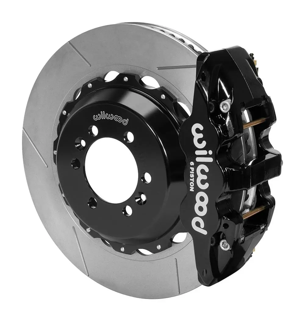 Wilwood 140-15498 Aero6 Rear Big Brake Kit Compatible With Factory Parking Brakes 1