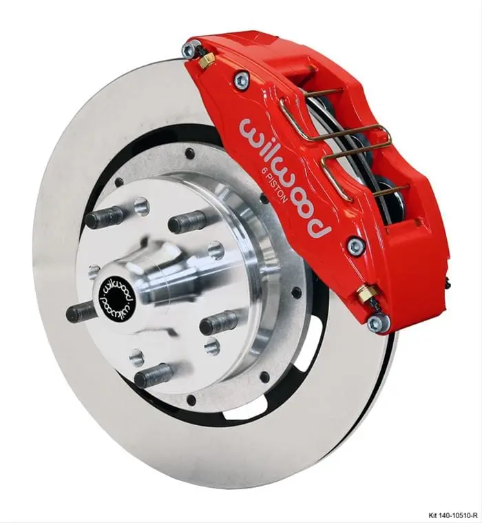 Wilwood 140-12836-R Forged Dynapro 6-Piston Big Brake Front Kit 1