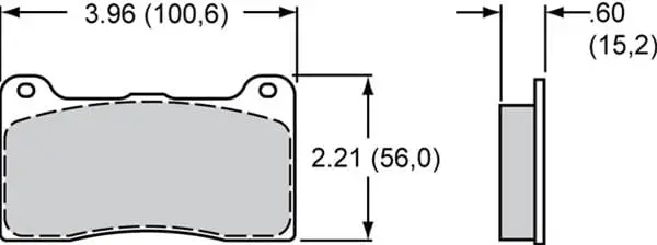 Wilwood Bp-20 Smart Pad Brake Pads – Part #150-20-7816K 1